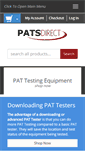 Mobile Screenshot of patsdirect.co.uk